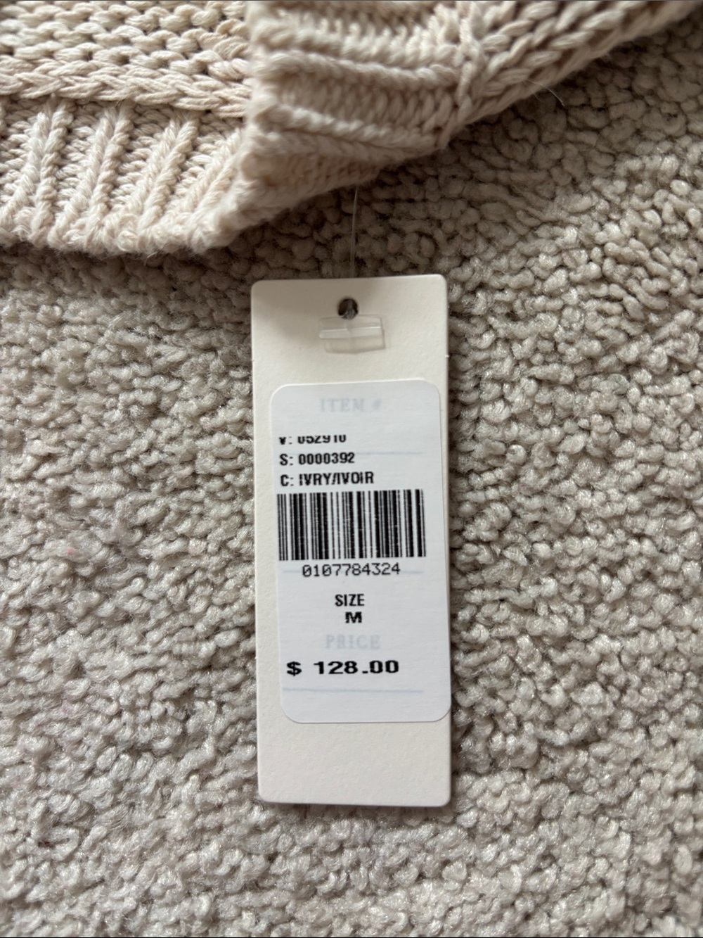 Maeve Cream Knit Sweater with Red Cherry Graphic - Picture 6 of 6